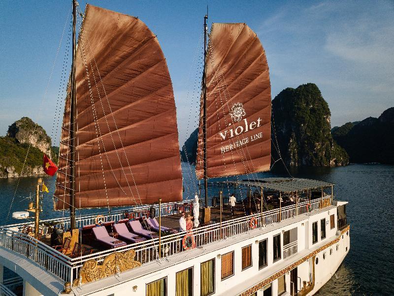 Heritage Line Violet Cruise - Halong Bay & Lan Ha Bay Ha Long Exterior foto